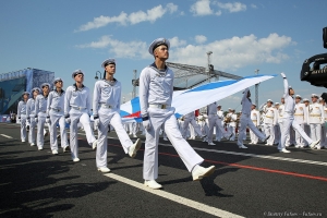 Военно-морской парад в Санкт-Петербурге. Праздник ВМФ 2019. Фотограф на мероприятие Дмитрий Фуфаев.