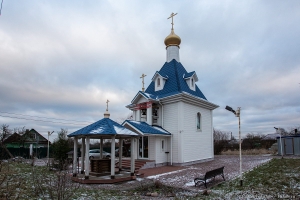 Храм св. Симеона Богоприимца в Скачках в день крещения Павла. Фотограф на крещение Дмитрий Фуфаев.