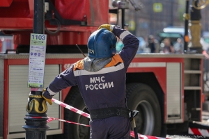 Обрушились балконы на Кирочной улице в Санкт-Петербурге. Фотограф Дмитрий Фуфаев.