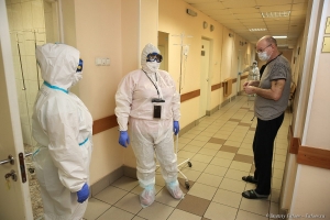 Инна Ивановна Ершова в красной зоне. Больница Семашко COVID19. Фоторепортаж Дмитрий Фуфаев июнь 2020.