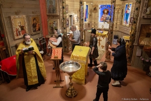 Фотосъемка крещения в храме Симеона Богоприимца.  Скачки.  Фотограф на крещение Дмитрий Фуфаев.