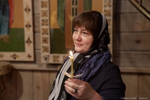 Фотосъемка крещения в храме Симеона Богоприимца.  Скачки.  Фотограф на крещение Дмитрий Фуфаев.