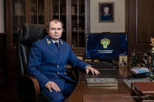 Портрет Прокурора Ленинградской области Сергея Анатольевича Жуковского в кабинете