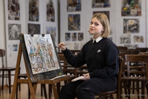 Юная художница