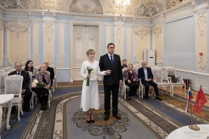 Свадьба Андрея и Ольги. Дворец Бракосочетания №2. Фурштатская 52.