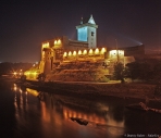 Крепость Нарва, Эстония. Ночной вид. Фото Дмитрия Фуфаева