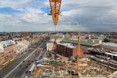 Строительство в Санкт-Петербурге Фото вид  на Лиговский проспект