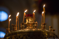 Свечи в Никольском соборе. Фотограф Дмитрий Фуфаев.