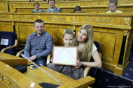 Милана Крылова  - победитель конкурса детского рисунка. Фото: Дмитрий Фуфаев.