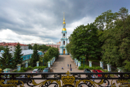 Колокольня Никольского собора в Петербурге. Фотограф Дмитрий Фуфаев.