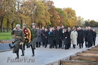 Визит Президента Германии Кристиана Вульфа на Пискаревское мемориальное кладбище в рамках первого государственного визита в Россию и Санкт-Петербург.