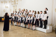 фото Отчетный концерт детской музыкальной школы. Выступление детского хорового коллектива.  Фотограф на концерт Дмитрий Фуфаев.