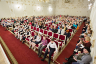 фото Зрительный зал во время отчетного концерта. Фотограф на мероприятие Дмитрий Фуфаев.