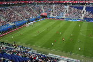 Игра сборных России и Новой Зеландии на стадионе Санкт-Петербург Арена