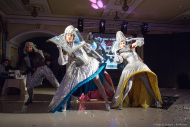 Праздничное шоу на новогоднем корпоративе. Фотограф на праздник Дмитрий Фуфаев.