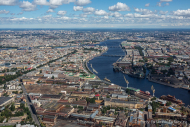 Виды  Санкт-Петербурга с высоты. Уникальные пейзажи города на Неве. Фото Дмитрия Фуфаева.