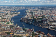 Виды  Санкт-Петербурга с высоты. Уникальные пейзажи города на Неве. Фото Дмитрия Фуфаева.