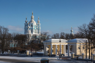Смольный собор. Фотограф Дмитрий Фуфаев.