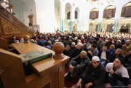 В Соборной мечети. Санкт-Петербург в день праздника Ураза-Байрам. Фотограф Дмитрий Фуфаев.