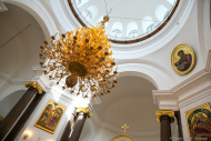 Интерьеры Софийского собора в Пушкине. Фотосъемка крещения. Фотограф на крещение Дмитрий Фуфаев.