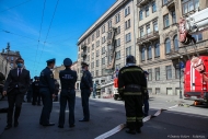 в 11 утра обрушились балконы на Кирочной улице в Санкт-Петербурге. Фотограф Дмитрий Фуфаев.