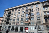Обрушились балконы на Кирочной улице в Санкт-Петербурге. Фотограф Дмитрий Фуфаев.
