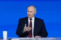 Владимир Владимирович Путин на встрече с журналистами Итоги года Фотограф Дмитрий Фуфаев.
